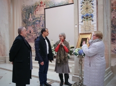 Делегация дипломатических сотрудников Ватикана посетила Всехсвятский храм-Памятник